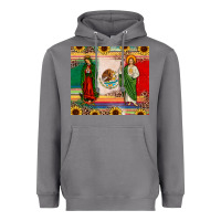 Storm mexico flag our lady of guadalupe san judas sunflower Heavyweight Hoodie - JahusDesignShop