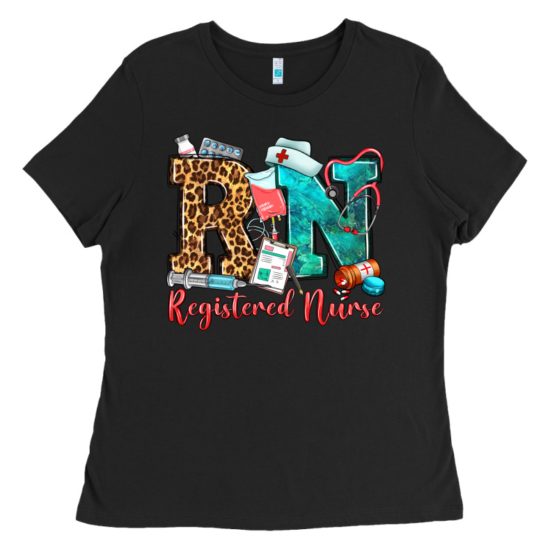 Registered Nurse Ladies Tee by OliviaCreatesArt | Teevron