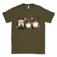 Army Green military gnomes star Classic Tee - Artiststas
