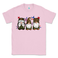 Bubblegum Pink military gnomes star Classic Tee - Artiststas