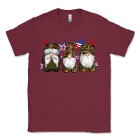 Burgundy military gnomes star Classic Tee - Artiststas