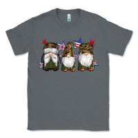 Charcoal Heather military gnomes star Classic Tee - Artiststas
