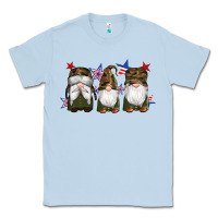 Dusty Blue military gnomes star Classic Tee - Artiststas