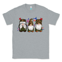 Heather Grey military gnomes star Classic Tee - Artiststas