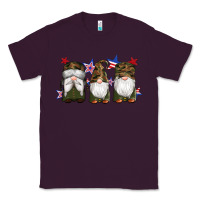 Plum military gnomes star Classic Tee - Artiststas
