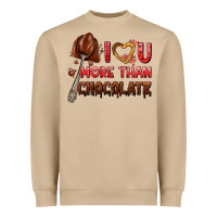 Mushroom i love you more than chocolate Heavyweight Sweatshirt - AdoDesignShop