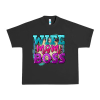 Pigment Black Wife mom boss Mother's Day Urban Heavy Tee - FaDigitalArtStudio