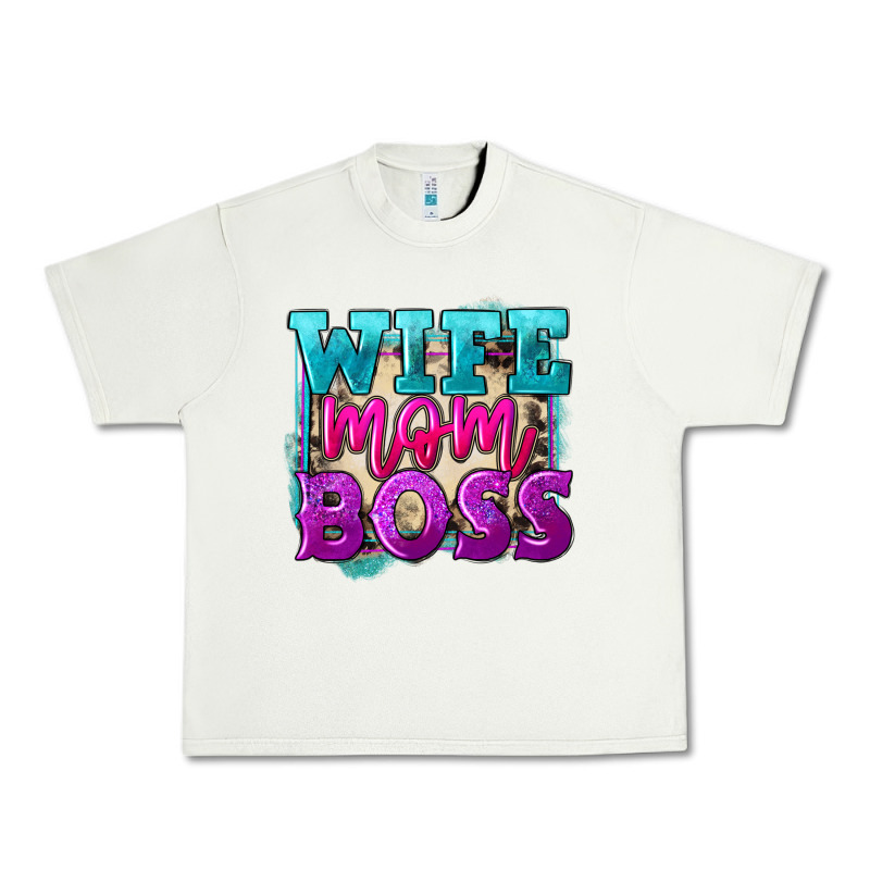 Wife Mom Boss Mother's Day Urban Heavy Tee by FaDigitalArtStudio | Teevron