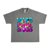 Tornado Wife mom boss Mother's Day Urban Heavy Tee - FaDigitalArtStudio