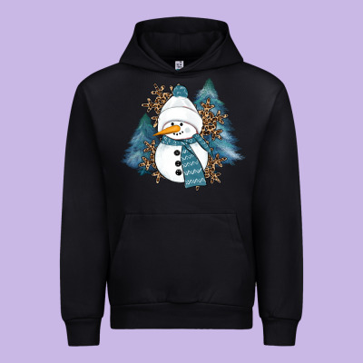 Snowman Winter Urban Hoodie Designed By Ranaportraitstore