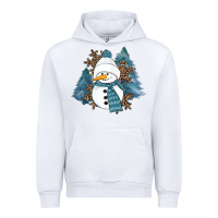 White Snowman Winter Urban Hoodie - RanaPortraitStore