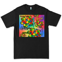 Black autism puzzle piece Premium Tee - CowGirlArtShop