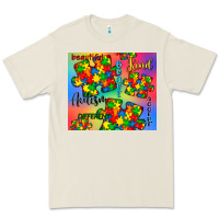 Bone autism puzzle piece Premium Tee - CowGirlArtShop