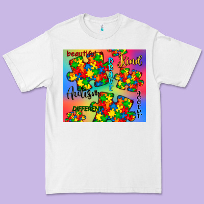 Autism Puzzle Piece Premium Tee Designed By Cowgirlartshop