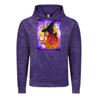 Cloud Purple witch with crystal ball air freshener Vintage Hoodie - BundleAndBundleShop