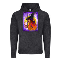 Vintage Black witch with crystal ball air freshener Vintage Hoodie - BundleAndBundleShop