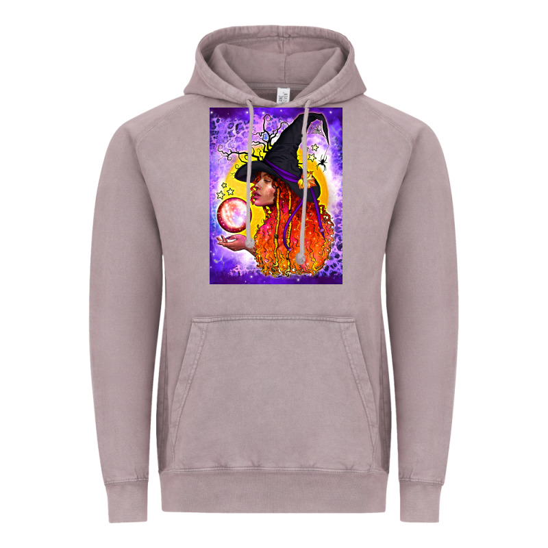 Witch With Crystal Ball Air Freshener Vintage Hoodie by BundleAndBundleShop | Teevron