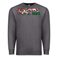 Charcoal Heather mexican flag sunflower madre Premium Sweatshirt - JahusDesignShop