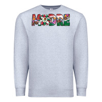 Heather Grey mexican flag sunflower madre Premium Sweatshirt - JahusDesignShop