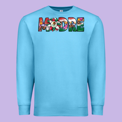 Mexican Flag Sunflower Madre Premium Sweatshirt Designed By Jahusdesignshop