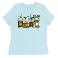 Baby Blue lawyer coffee cups Ladies Tee - OliviaCreatesArt