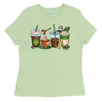 Matcha lawyer coffee cups Ladies Tee - OliviaCreatesArt