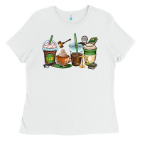 White lawyer coffee cups Ladies Tee - OliviaCreatesArt