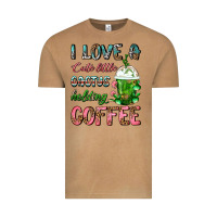 Vintage Camel I Love A Cute Little Cactus Holding Coffee Vintage Tee - FaDigitalArtStudio