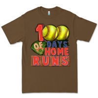 Cacao 100 days of home runs softball Premium Tee - CowGirlArtShop