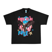 Black Born to be free Urban Heavy Tee - FaDigitalArtStudio