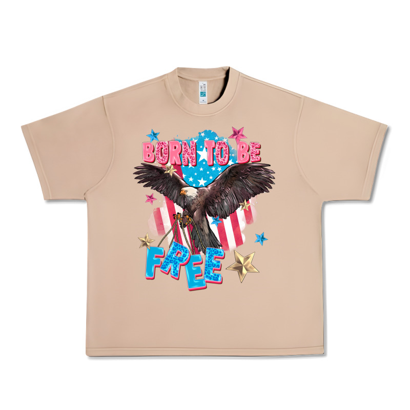 Born To Be Free Urban Heavy Tee by FaDigitalArtStudio | Teevron