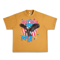 Peanut Butter Born to be free Urban Heavy Tee - FaDigitalArtStudio