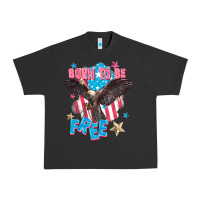 Pigment Black Born to be free Urban Heavy Tee - FaDigitalArtStudio