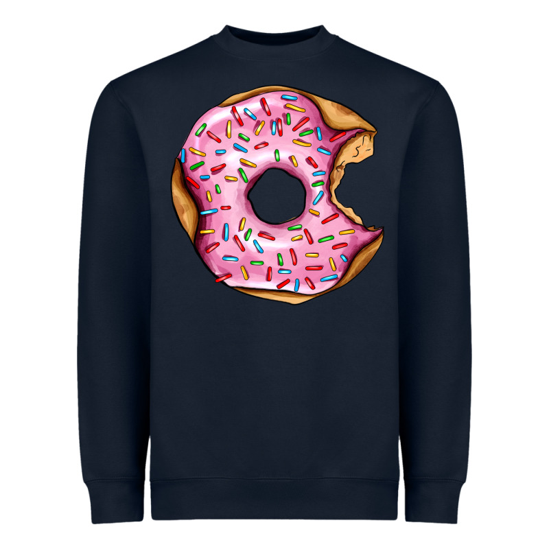 Pink Strawberry Donut Heavyweight Sweatshirt by AdoDesignShop | Teevron