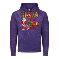 Cloud Purple Santa Please Stop Here Vintage Hoodie - FaDigitalArtStudio