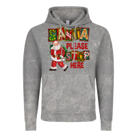 Cloud Rock Santa Please Stop Here Vintage Hoodie - FaDigitalArtStudio