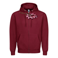 Burgundy red grape Zipper Hoodie - AdoDesignShop