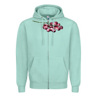 Seafoam red grape Zipper Hoodie - AdoDesignShop