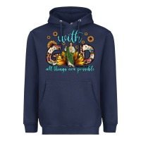Navy with god all things are possible matthew 19 26 Heavyweight Hoodie - JahusDesignShop