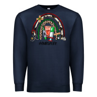 Navy Christmas nurselife rainbow Premium Sweatshirt - JahusDesignShop
