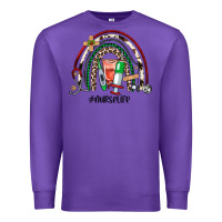 Purple Christmas nurselife rainbow Premium Sweatshirt - JahusDesignShop
