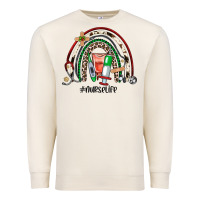 Sandshell Christmas nurselife rainbow Premium Sweatshirt - JahusDesignShop