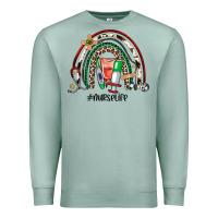 Seafoam Christmas nurselife rainbow Premium Sweatshirt - JahusDesignShop