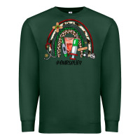 Sports Green Christmas nurselife rainbow Premium Sweatshirt - JahusDesignShop