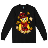 Black Softball Christmas With Hat And Glove Long Sleeve Tee - FaDigitalArtStudio