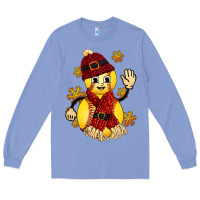 Softball Christmas With Hat And Glove Long Sleeve Tee | Teevron