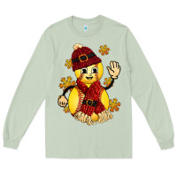 Matcha Softball Christmas With Hat And Glove Long Sleeve Tee - FaDigitalArtStudio