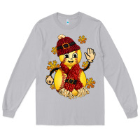 Moon Dust Softball Christmas With Hat And Glove Long Sleeve Tee - FaDigitalArtStudio
