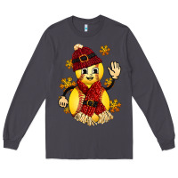 Smoke Softball Christmas With Hat And Glove Long Sleeve Tee - FaDigitalArtStudio