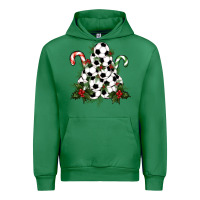Emerald Lightning Soccer Christmas Tree Urban Hoodie - RanaPortraitStore